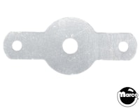 Backing plate plastic pushbutton