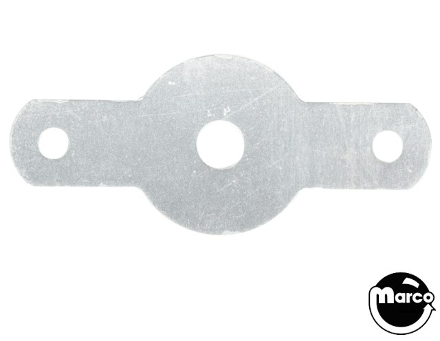 Backing plate plastic pushbutton