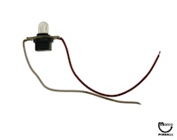 Lamp assembly thumper bumper