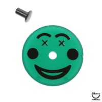 Target face - round clown green/black