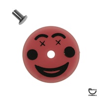 Target face - round clown purple/black