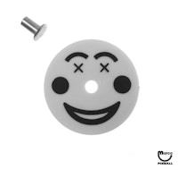 Target face - round clown white/black