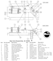 SLUGFEST (Williams) Bat unit assembly