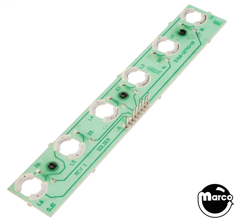 lamp pcb 6 with spacers