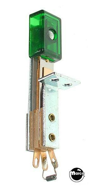Target switch - 3D oblong green trans