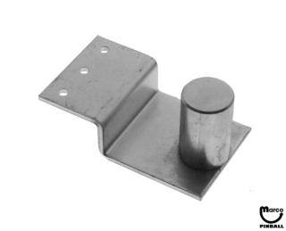 Bracket and pole for magnet coil