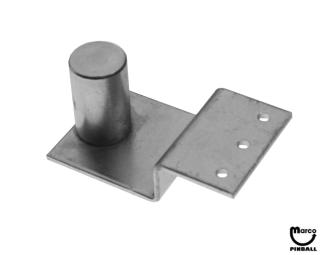 Bracket and pole for magnet coil