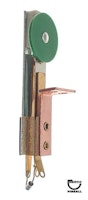 Target switch - round green front mount