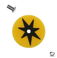 Target face - round star yellow/black