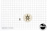 Target face - round star white/gold