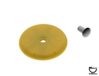 Target face - round star yellow/gold