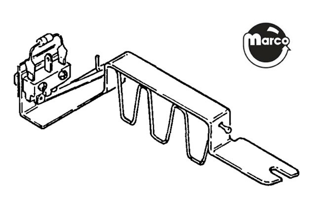 Ball gate & switch assembly