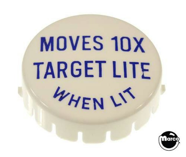 Pop Bumper cap Blue "Moves 10X Target"