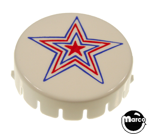 Pop bumper cap Gottlieb multi star B/R