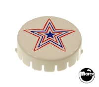Pop bumper cap Gottlieb&reg; Multi star R/B