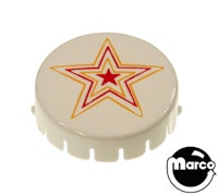 Pop bumper cap Gottlieb&reg; Multi star Y/R