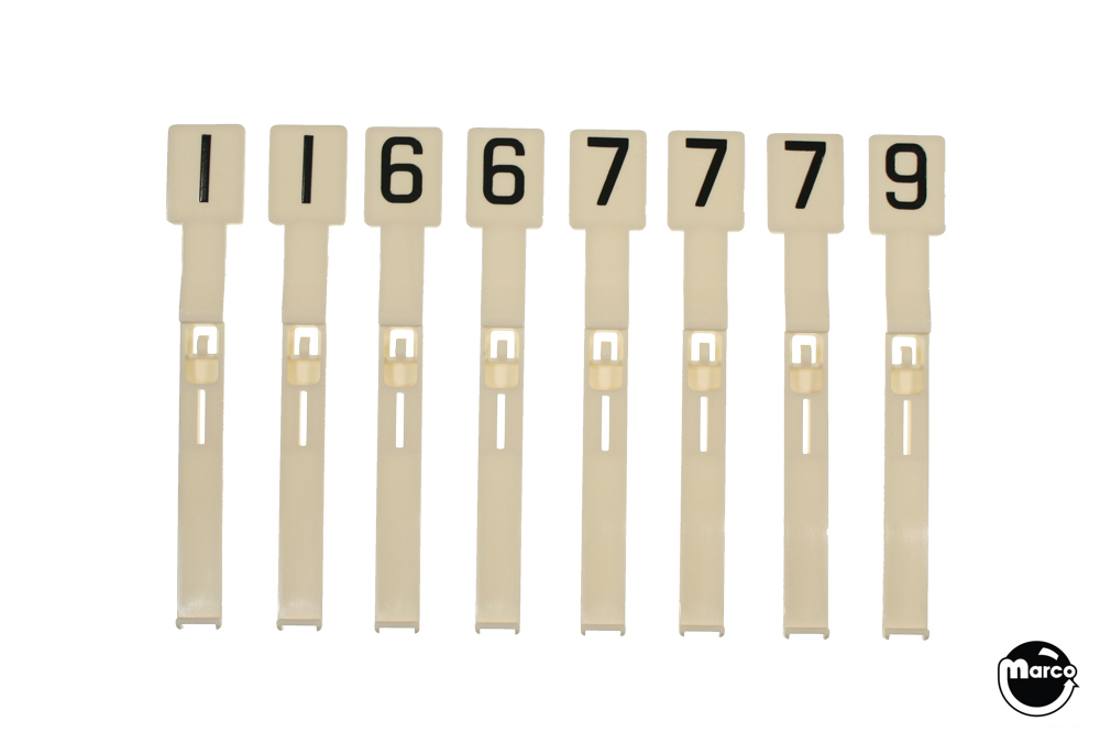 SPIRIT OF 76 (Gottlieb) Drop target set (8) DT1696