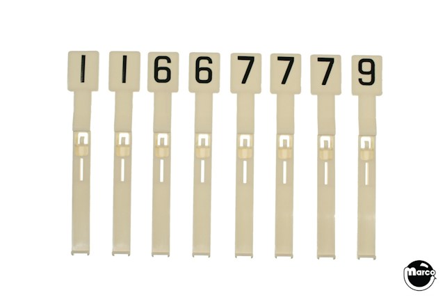 SPIRIT OF 76 (Gottlieb) Drop target set (8) DT1696