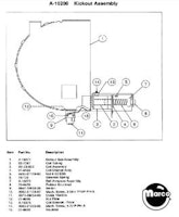 ADDAMS FAMILY (Bally) Thing scoop bracket