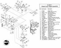 Drop target assembly Williams single