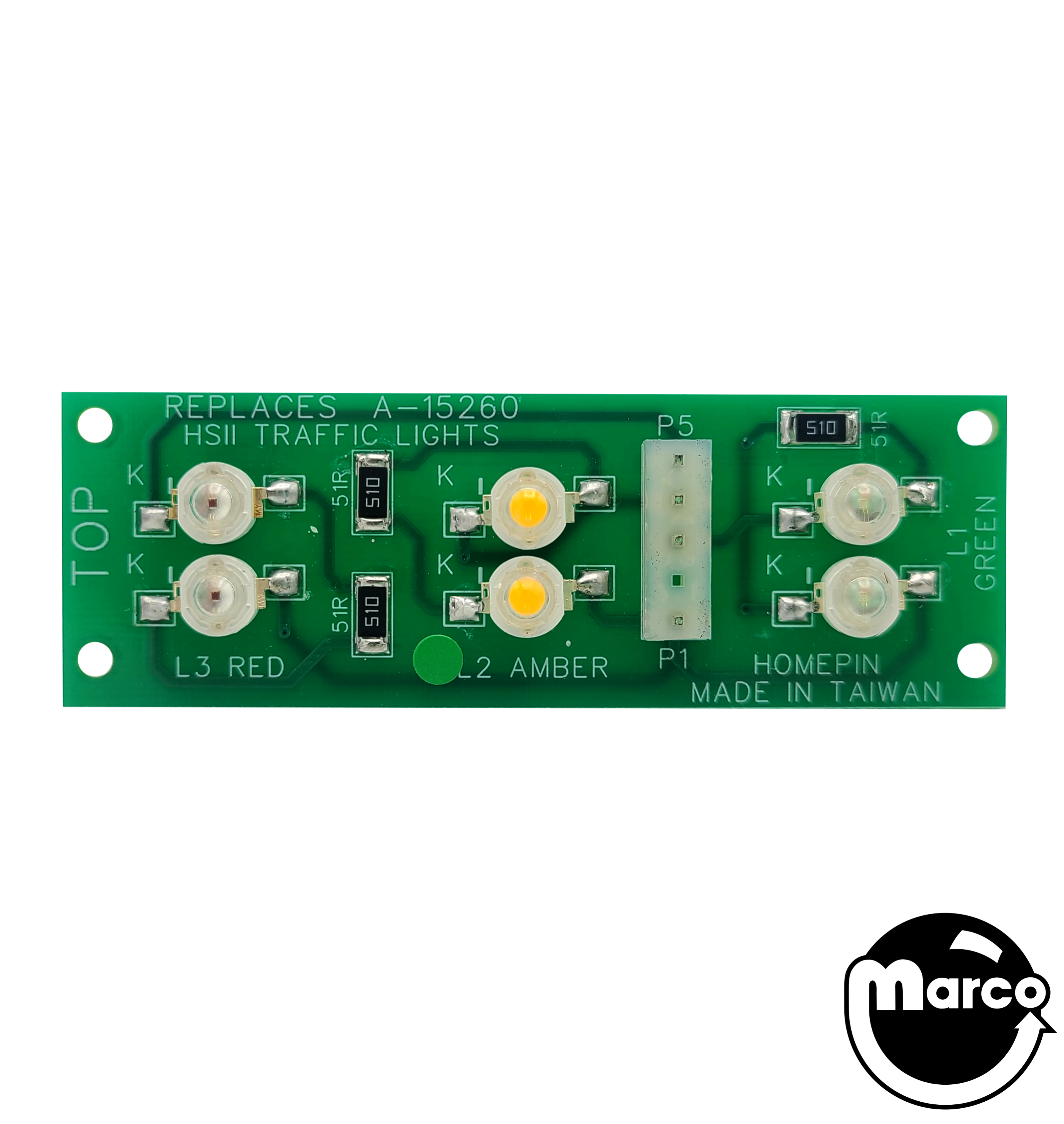 GETAWAY (Williams) Traffic 3 lamp pcb