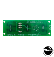 GETAWAY (Williams) Traffic 3 lamp pcb