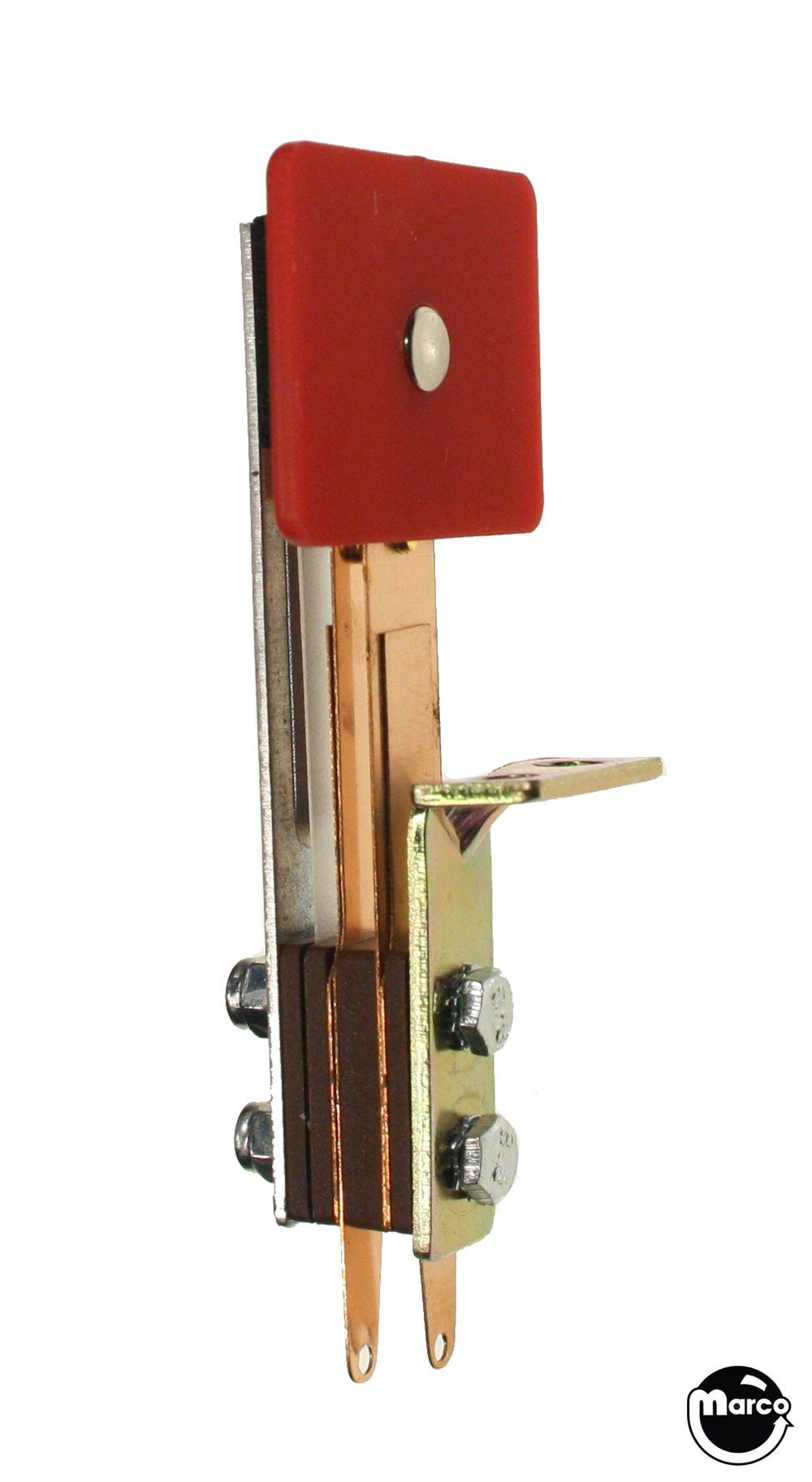 Target switch - rectangle X-wide red front mount