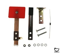 Target switch - rectangle red front mount