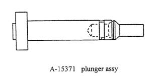 Plunger assembly 3.0625 inches