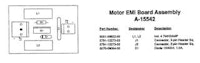 Motor EMI board assembly