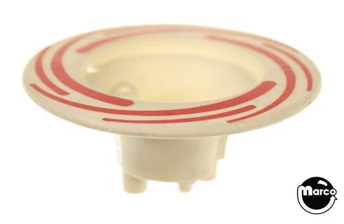 Pop bumper body Gottlieb swirl red