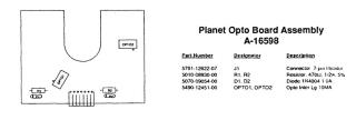 JUDGE DREDD (Bally) Planet opto board
