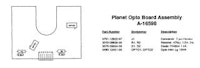 JUDGE DREDD (Bally) Planet opto board