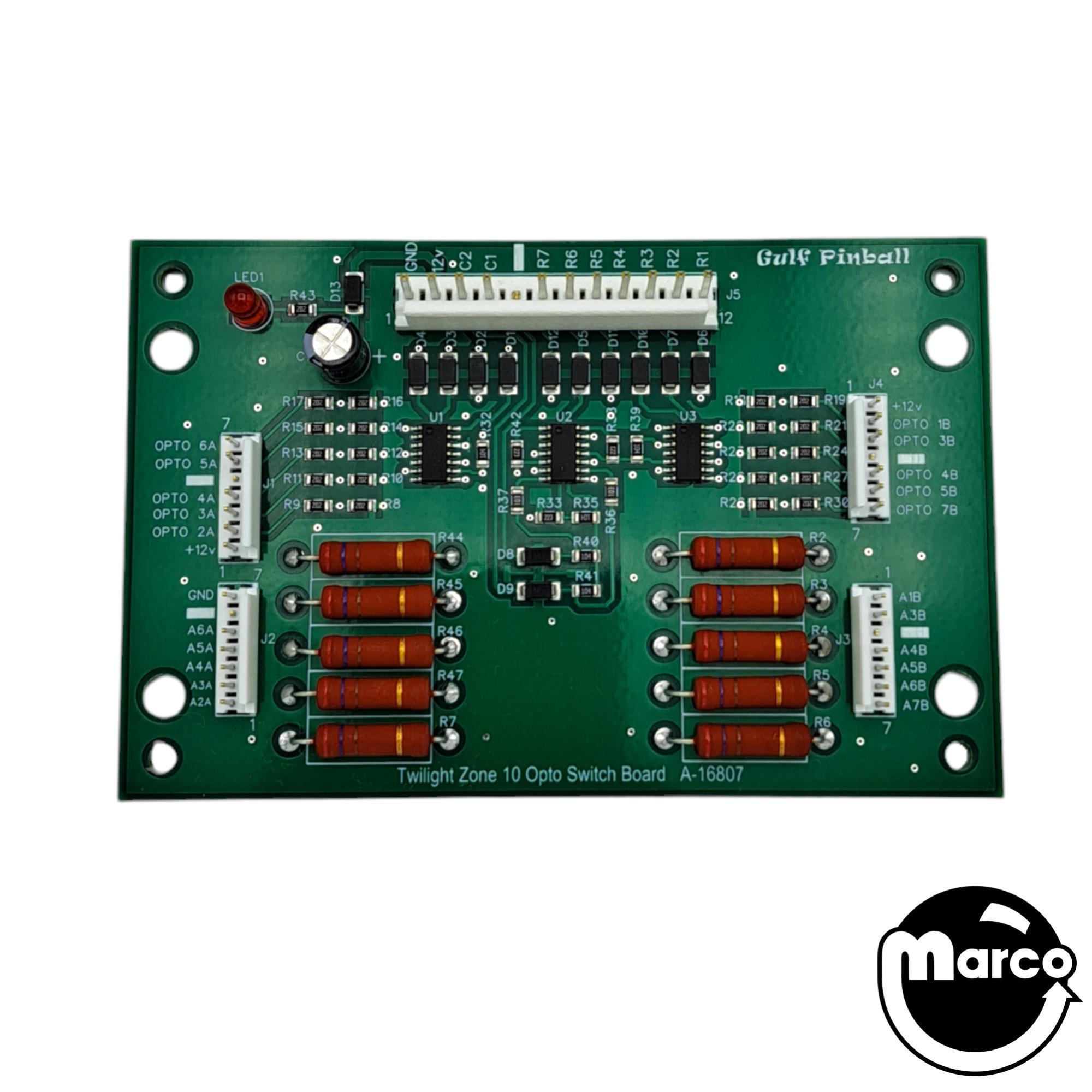 A-16807 - TWILIGHT ZONE (Bally) Opto switch 10 board - Marco