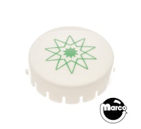 Pop bumper cap GTB 10 tip star green