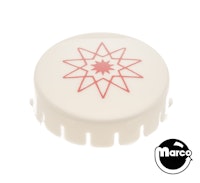 Pop bumper cap GTB 10 tip star red