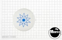 Pop bumper cap GTB 10 tip star blue