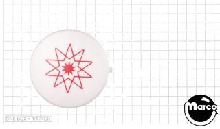 Pop bumper cap GTB 10 tip star red
