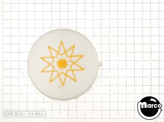 Pop bumper cap GTB 10 tip star yellow