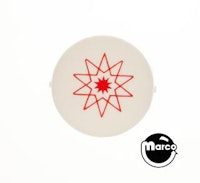 Pop bumper cap GTB 10 tip star red