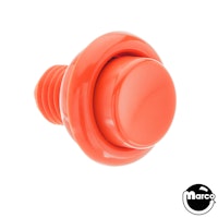 Pushbutton 1-1/8 inch orange