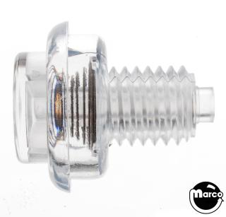 Pushbutton 1-1/8 inch clear