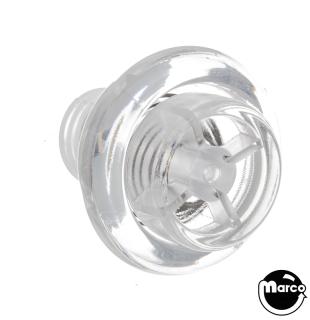 Pushbutton 1-1/8 inch clear