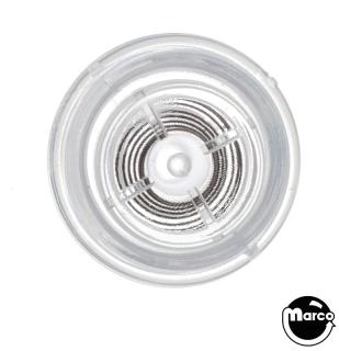 Pushbutton 1-1/8 inch clear