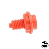 Pushbutton 1-1/8 inch orange