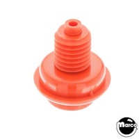 Pushbutton 1-1/8 inch orange