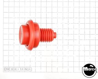 Pushbutton 1-1/8 inch orange