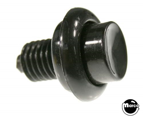 Pushbutton 1-1/8 inch black