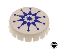 Pop bumper cap GTB asterisk blue