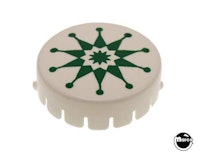 Pop bumper cap GTB asterisk green